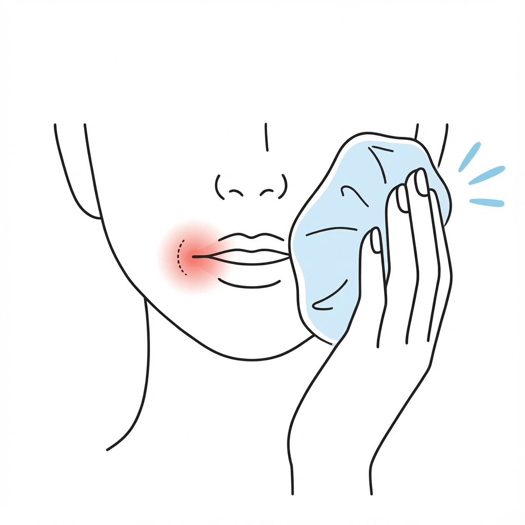 術後の注意点の図解